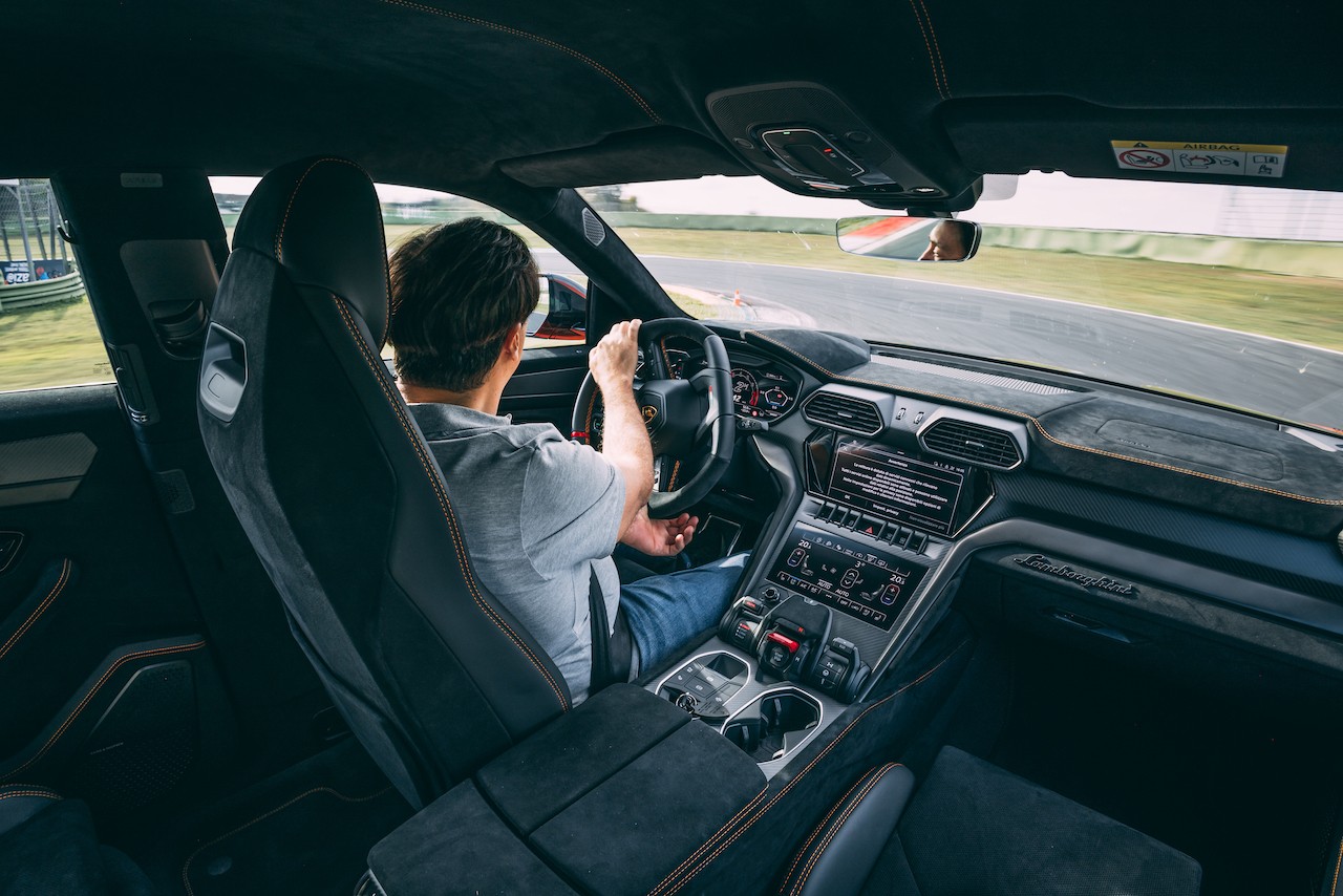 Lamborghini Urus Performante: le foto a Vallelunga