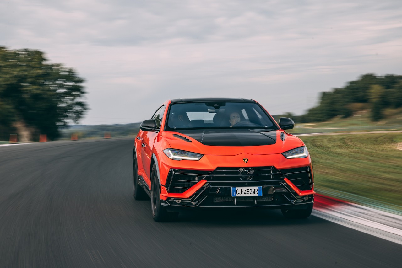 Lamborghini Urus Performante: le foto a Vallelunga