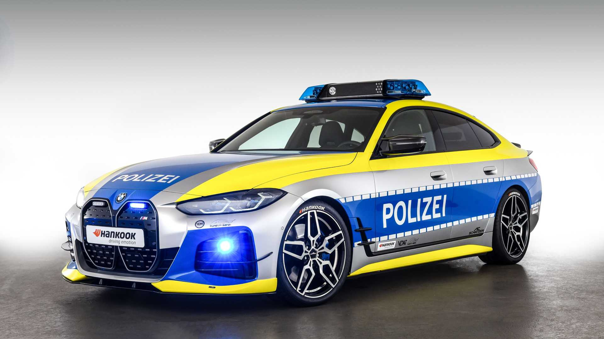 BMW i4 AC Schnitzer per polizia tedesca: immagini ufficiali