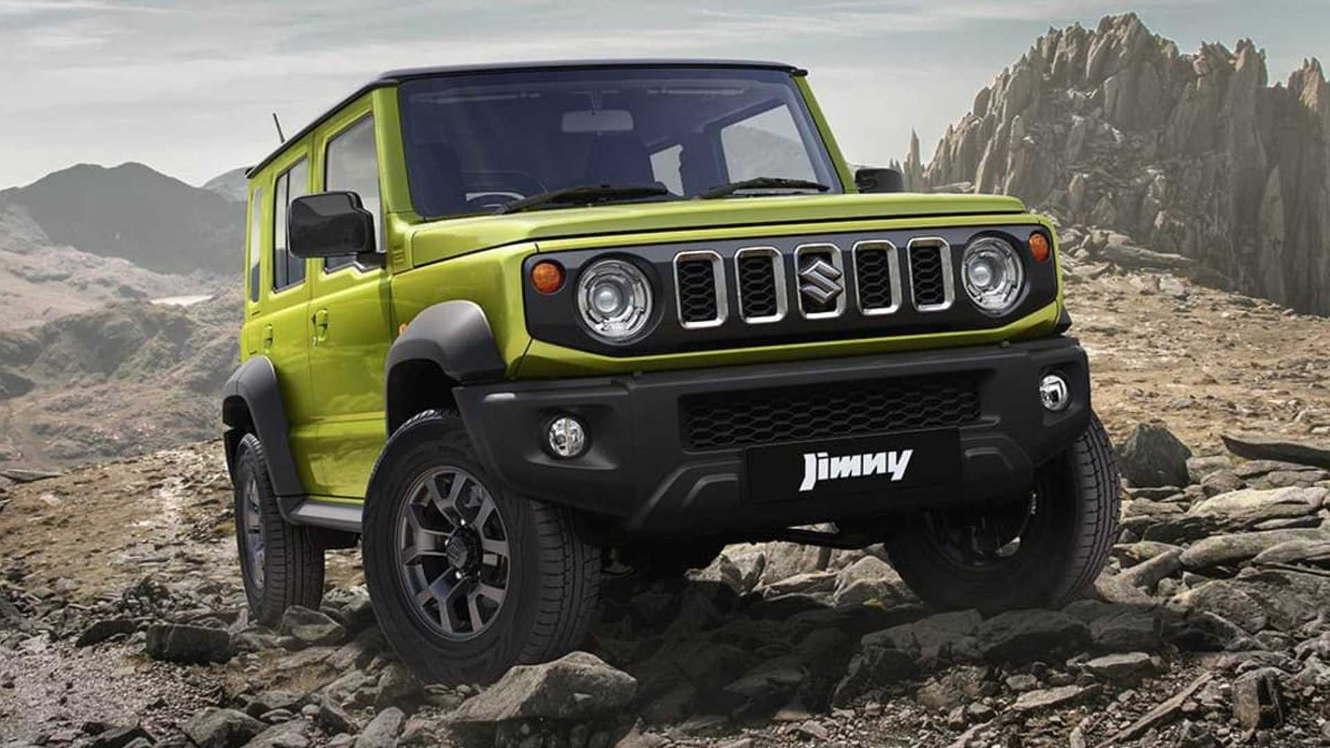 Suzuki Jimny 5 porte: immagini ufficiali