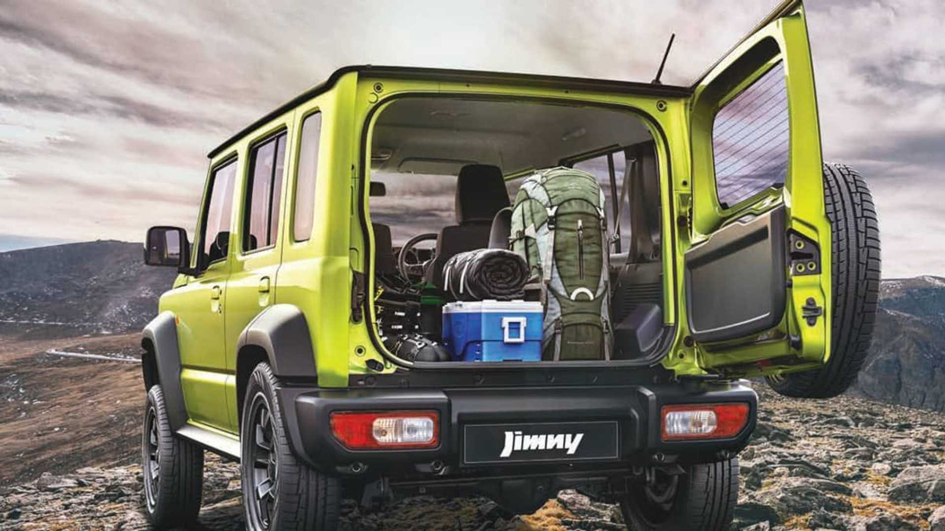 Suzuki Jimny 5 porte: immagini ufficiali