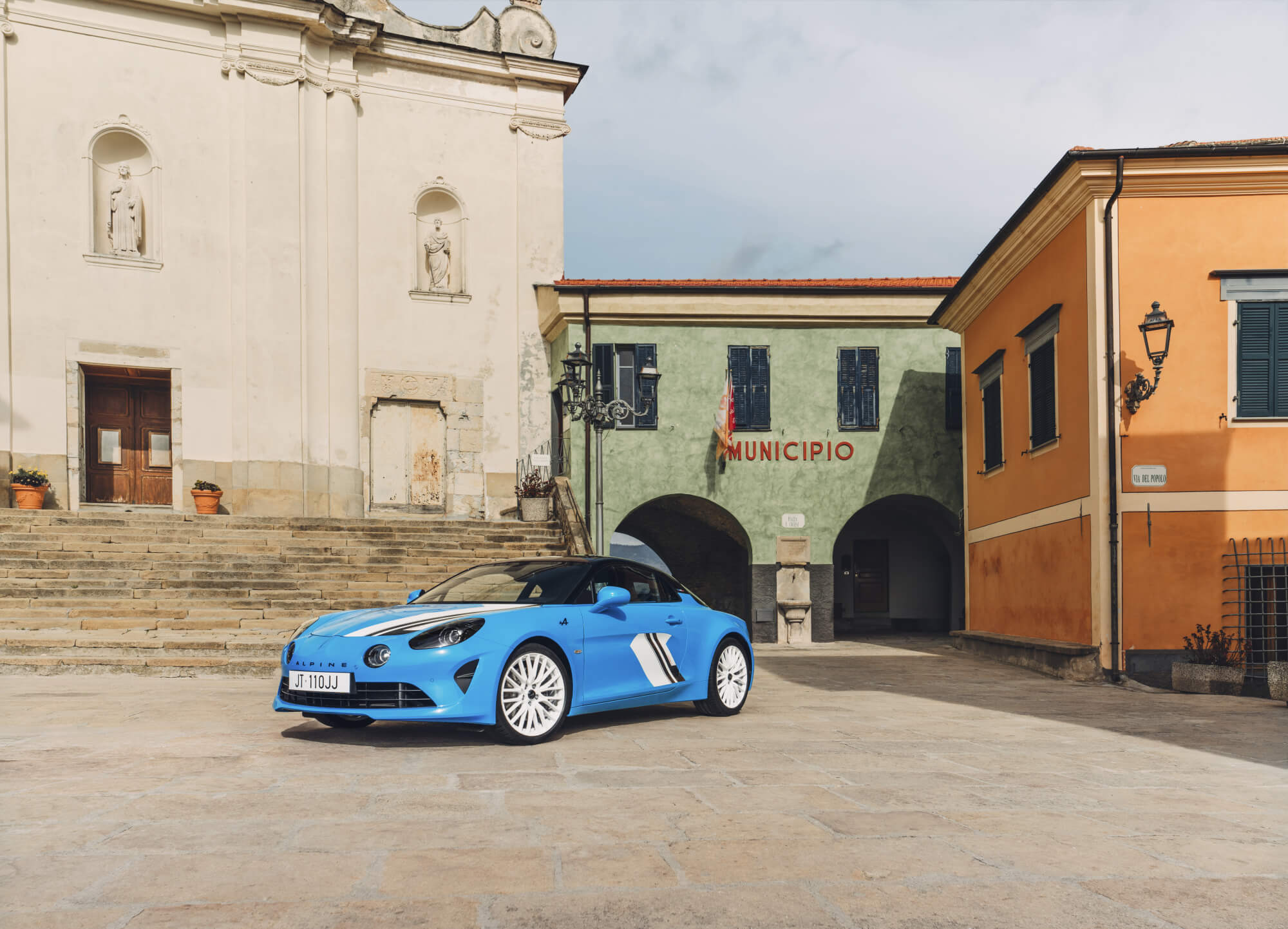 La nuova Alpine A110 San Remo 73