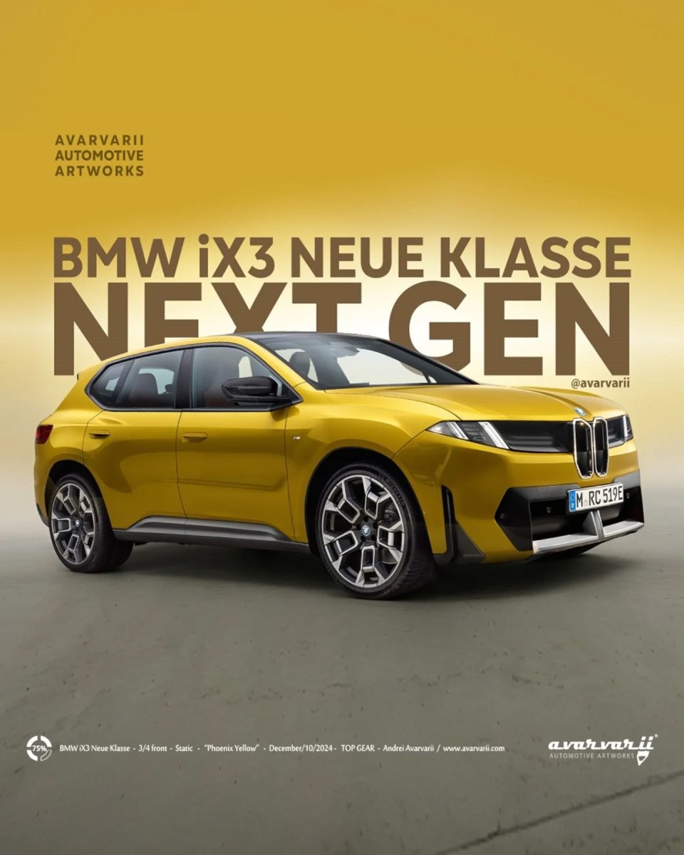 BMW iX3 Neue Klasse, il futuro dei SUV elettrici [RENDER]