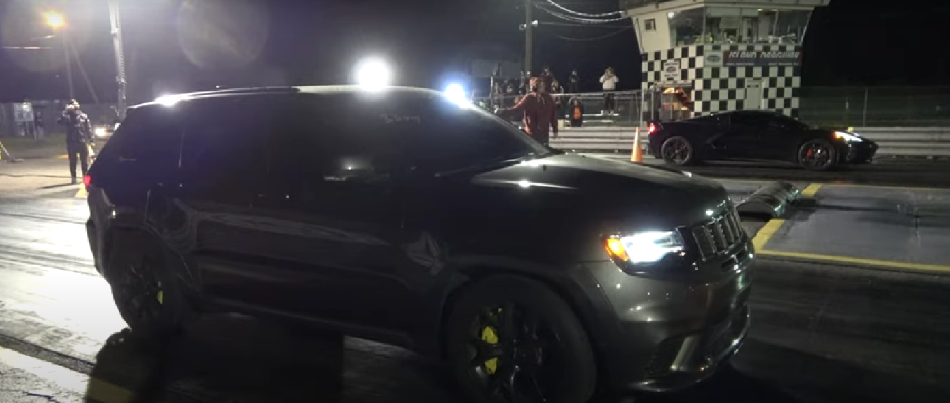 Jeep Grand Cherokee Trackhawk vs Chevrolet Corvette: sfida epica