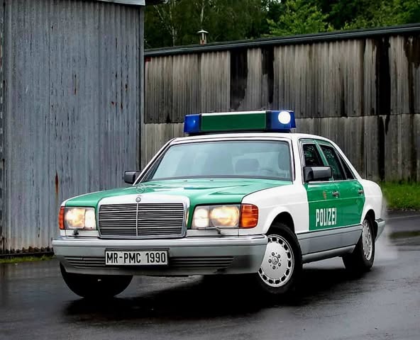 Mercedes-Benz 420 SE, quando la polizia tedesca utilizzava una vera ammiraglia