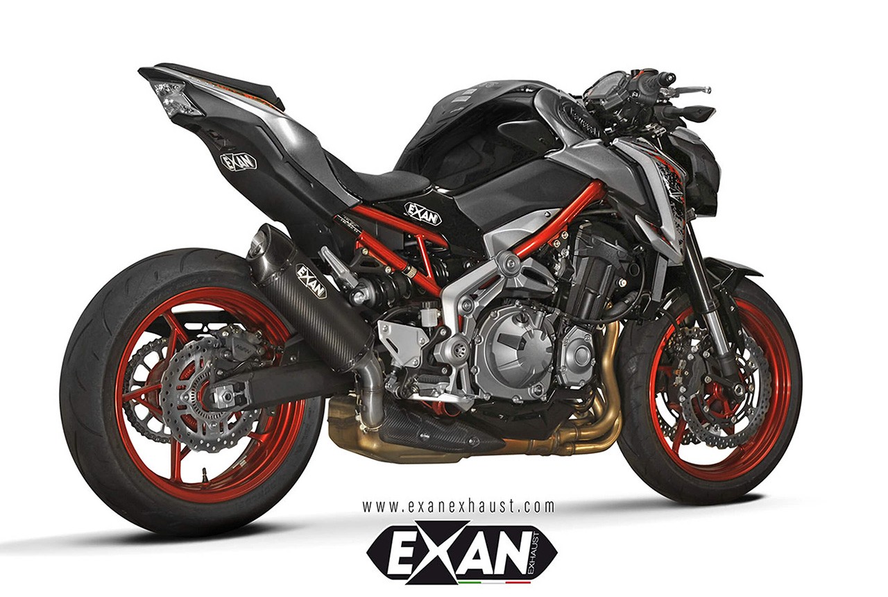 Exan, nuovi scarichi per la Kawasaki Z900