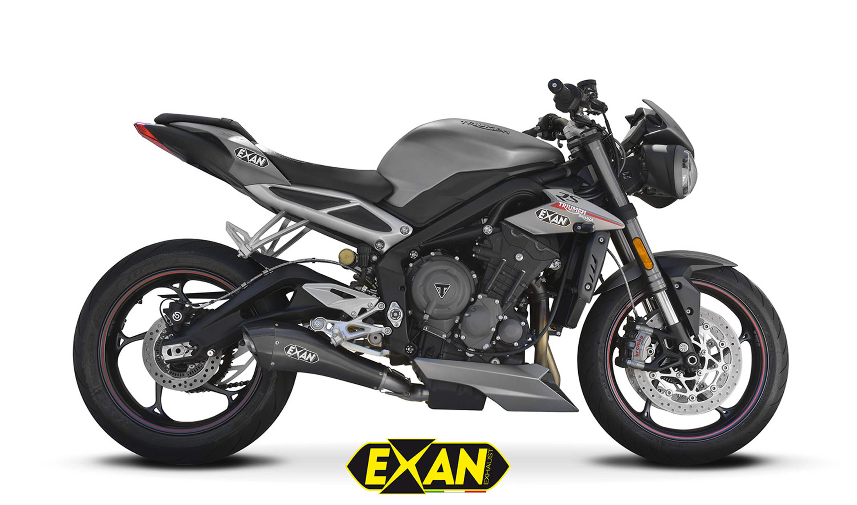 Scarichi Exan per Triumph Street Triple 765