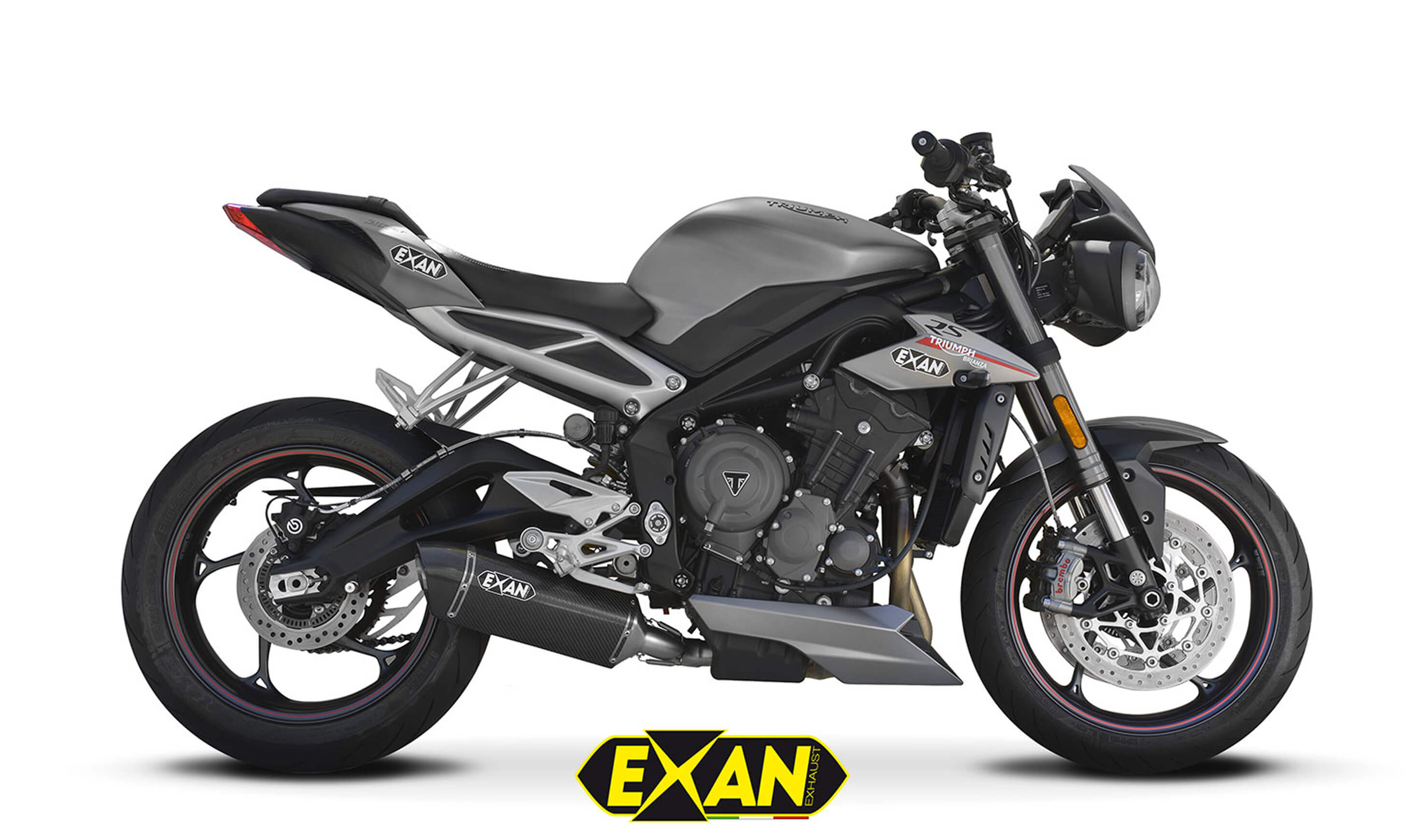 Scarichi Exan per Triumph Street Triple 765