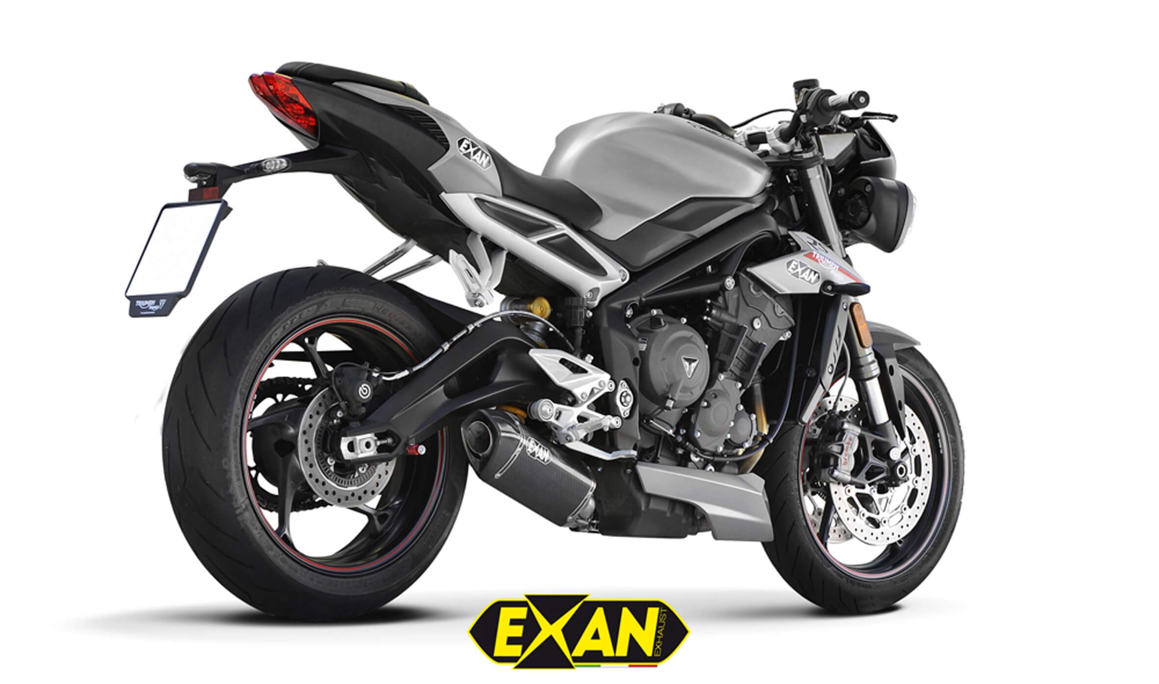 Scarichi Exan per Triumph Street Triple 765