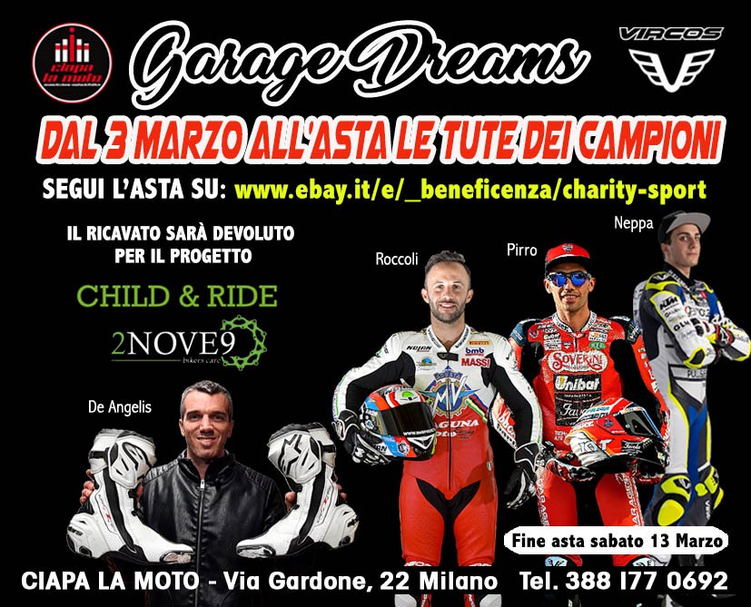 Ciapa la Moto, tornano i Garage Dreams