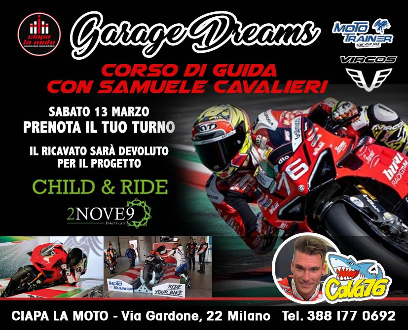 Ciapa la Moto, tornano i Garage Dreams