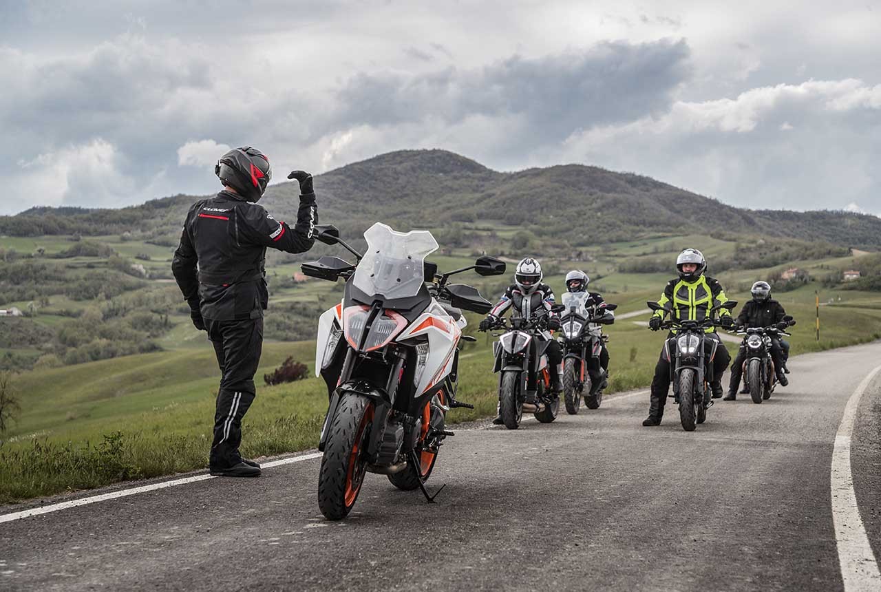 KTM partner della scuola di guida Safe Ride Experience: la gallery