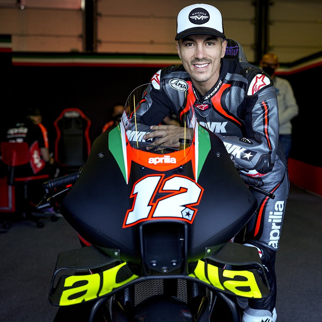 MotoGP, Maverick Vinales in sella alla Aprilia RS-GP: al via i primi test a Misano