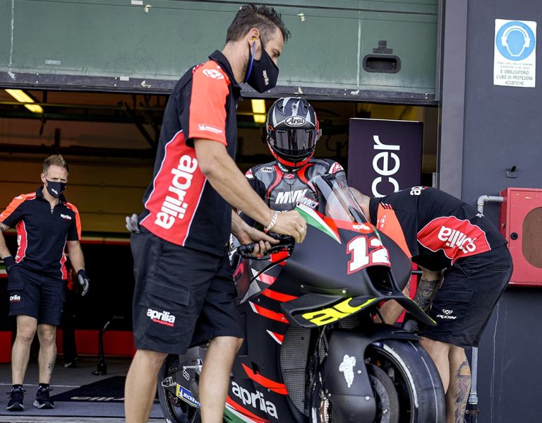 MotoGP, Maverick Vinales in sella alla Aprilia RS-GP: al via i primi test a Misano