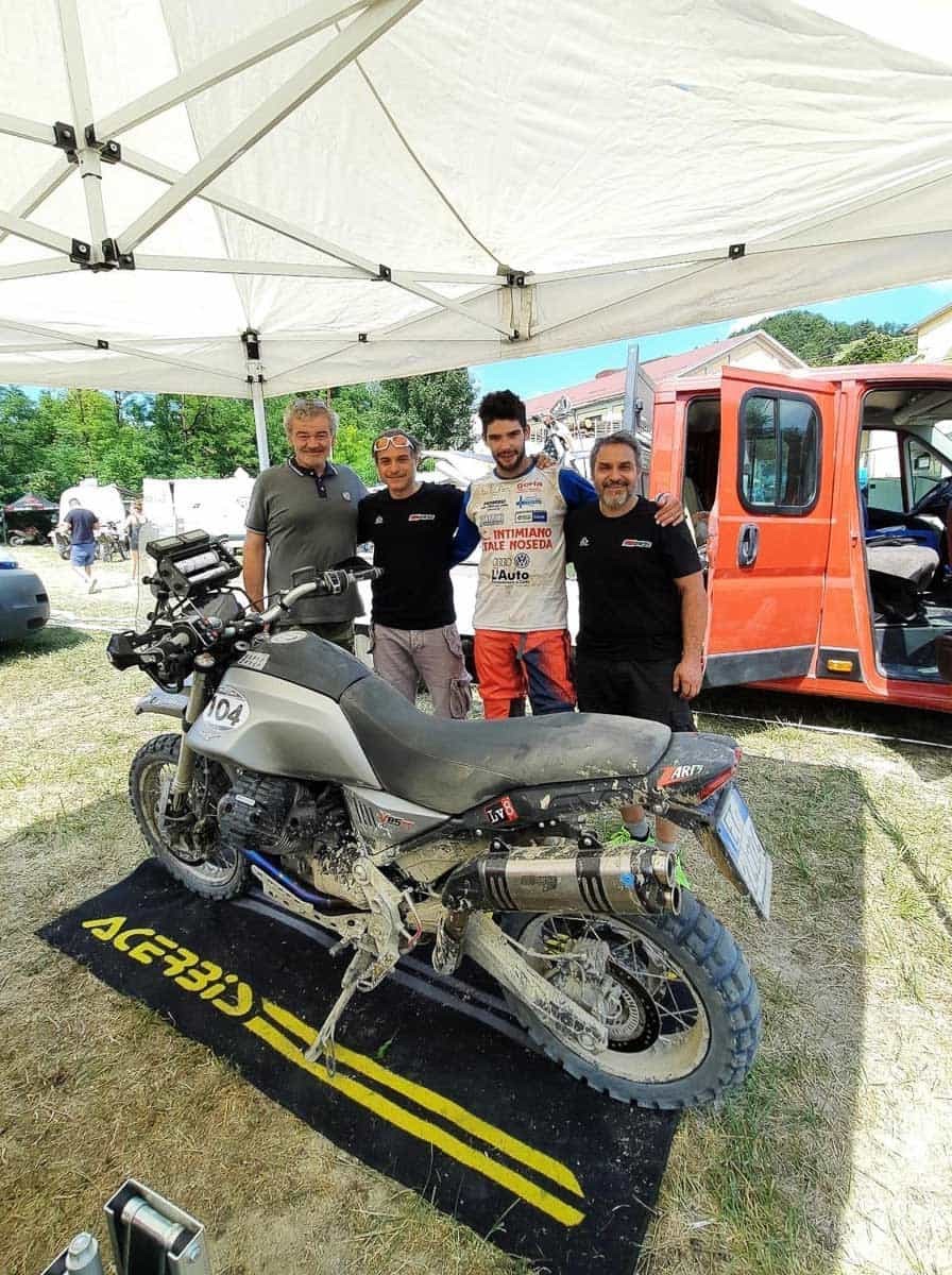 Moto Guzzi V85 TT nel Campionato Italiano Motorally