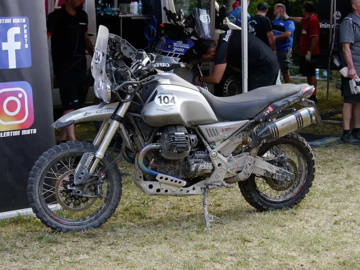 Moto Guzzi V85 TT nel Campionato Italiano Motorally