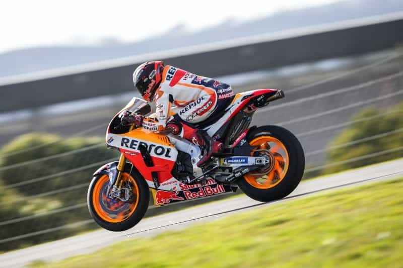 MotoGP, Marc Marquez torna in pista con la RC213V-S: le foto